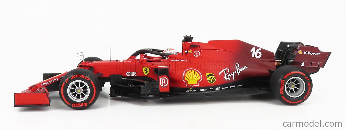 Miniature BBR Ferrari F1 SF21 – 1/18 – #16 Leclerc – 4e GP Emilia Romagna 2021