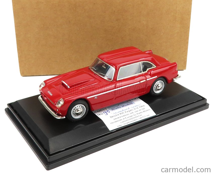 RIALTO-MODELS RM033-RED Scale 1/43 | BRISTOL 406 ZAGATO COUPE 2+2 1964 RED