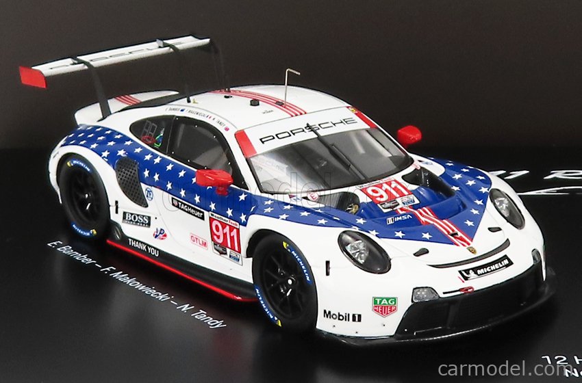 Spark 1:43 Porsche 911 RSR – Vainqueur GTLM 12H Sebring 2020 – Résine