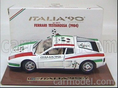 FERRARI - TESTAROSSA ITALIA '90 (1984) - BASE LEGNO - WOOD BASE