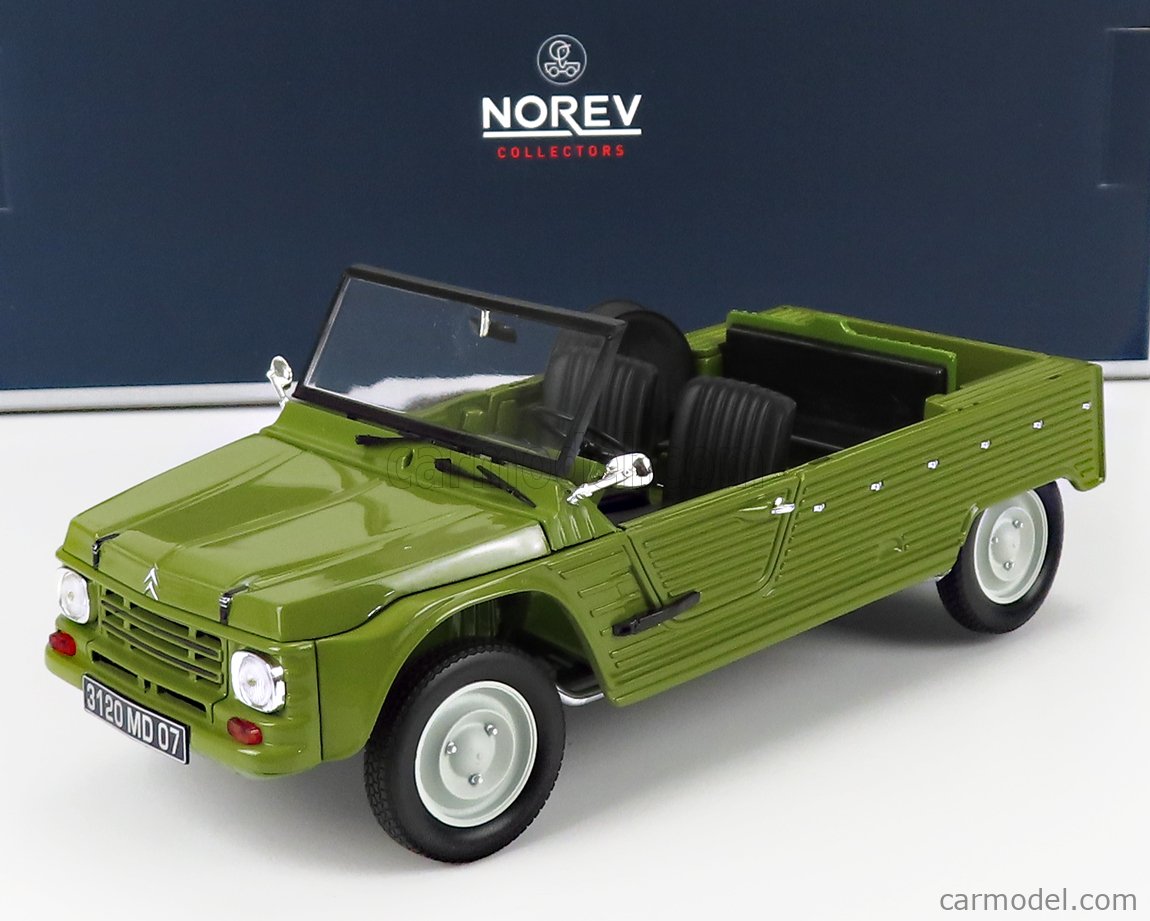 NOREV 181655 Scale 1/18 | CITROEN MEHARI 1983 MONTANA GREEN