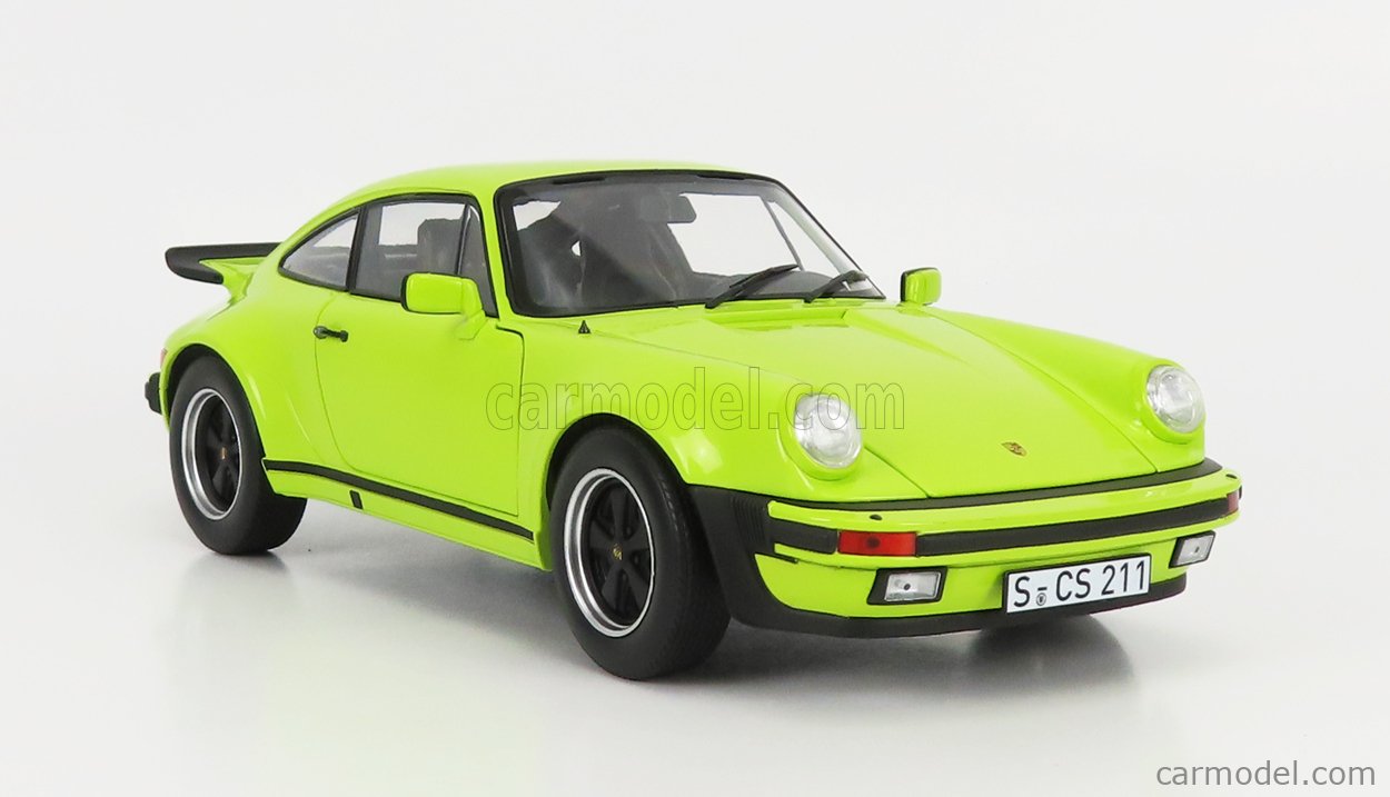 Norev 1/18 Porsche 911 Turbo 3.0 1976 - Vert Clair, Diecast, Occasion