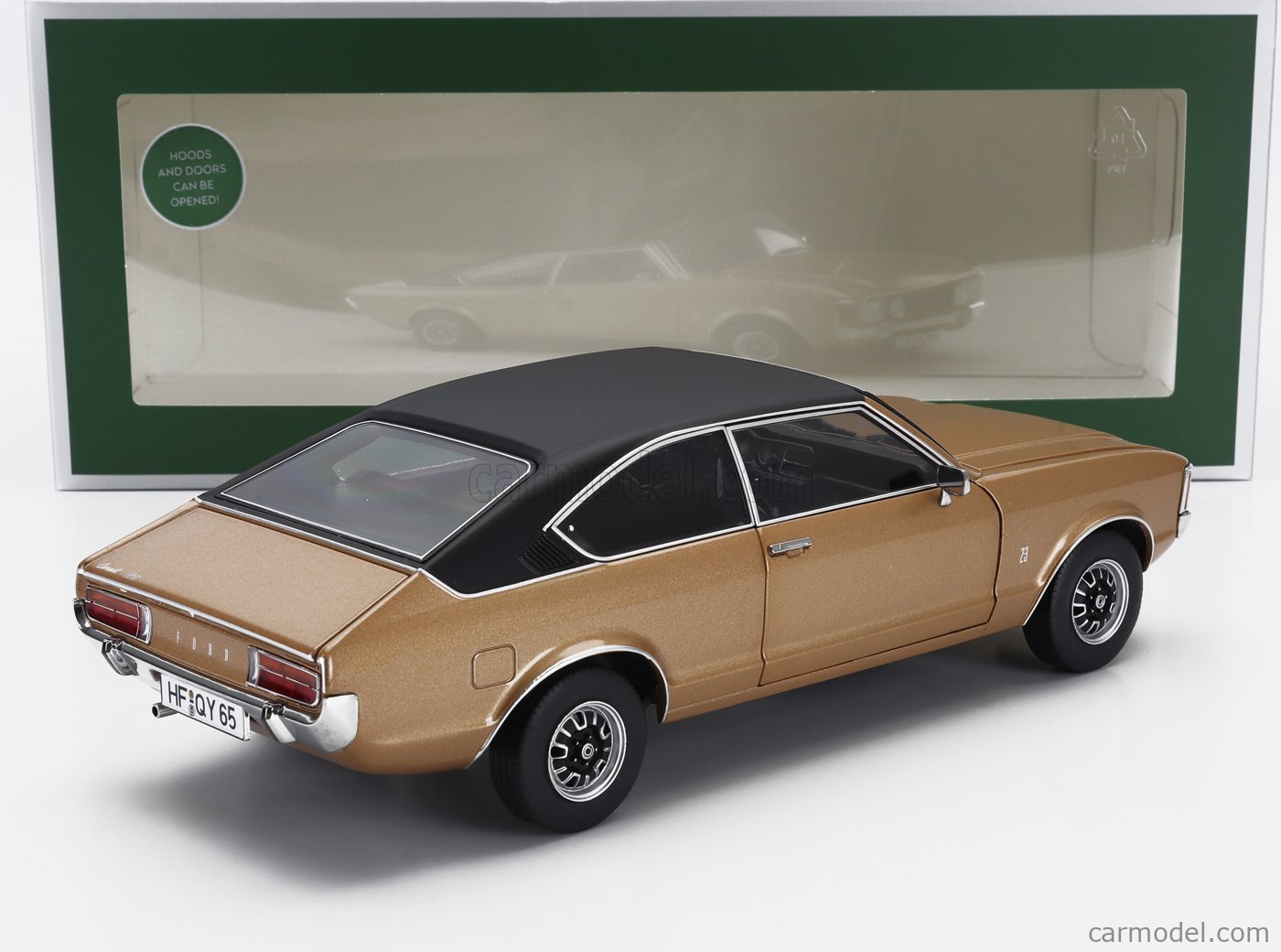 Norev 1/18 Ford Granada Consul Coupé GT 2.3 – Modèle De Collection Signal Rouge