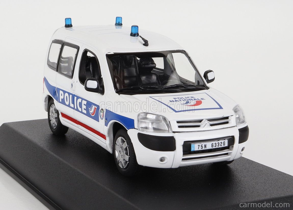 Modèle Réduit 1:43 Norev Citroën Berlingo Police Municipale 2004 - Couleur Blanc, Collection