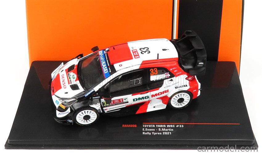 TOYOTA GR YARIS RALLYE 1 HYBRIDE 33 EVANS/MARTIN RALLYE WRC RALLYE Monte Carlo 2024