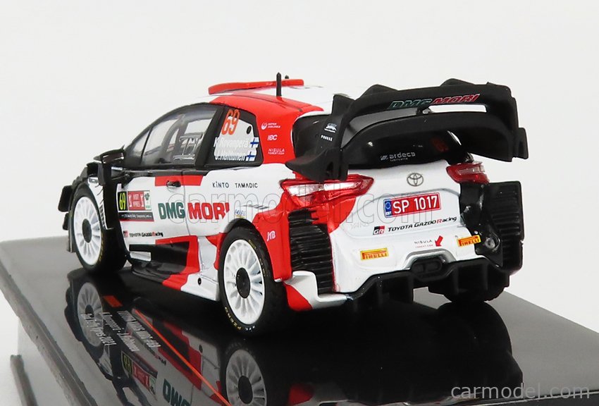 Miniature IXO 1/43 – Toyota Yaris WRC #33 – Evans/Martin – Rallye Ypres 2021