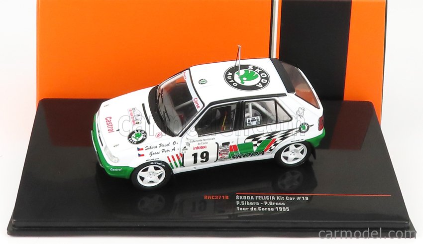 Skoda Felicia Tour De Corse 1995 Siber-Gross 1:43 IXO RAC371B