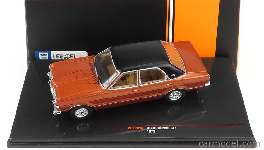 IXO-MODELS CLC392N Scale 1/43 | FORD ENGLAND TAUNUS GLX 1974 COPPER BLACK