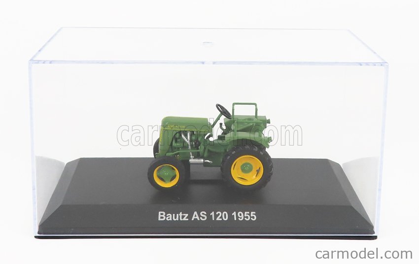 Miniature Tracteur As120 Bautz 1955 Échelle 1:43 Edicola Avec Vitrine - Neuf