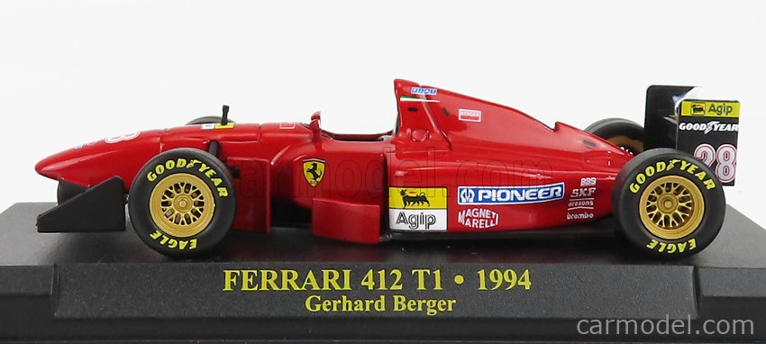 Edicola Ferf1col028 72119 Scale 1 43 Ferrari F1 412t1 N 28 Season