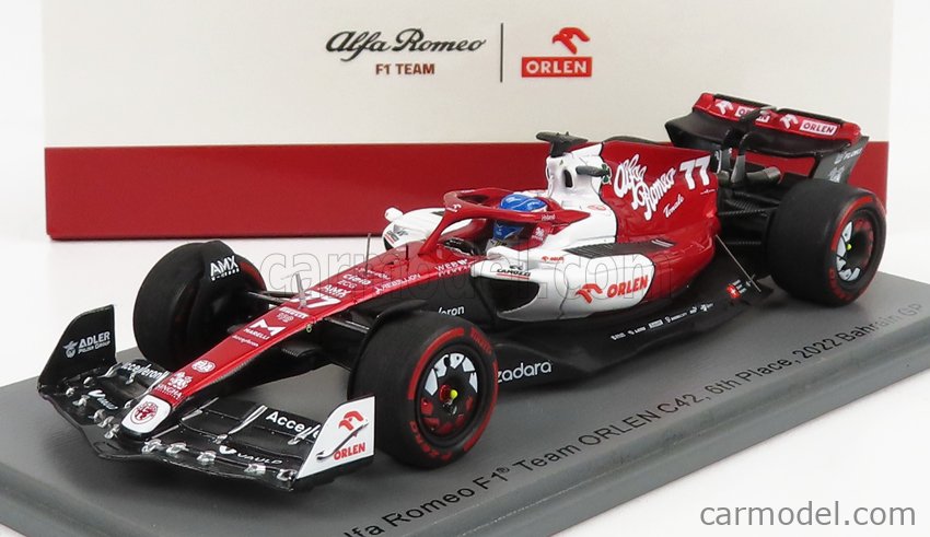 Miniature Spark 1/18 - Alfa Romeo F1 Team ORLEN C42 - Bottas N°77 - Azerbaijan 2022
