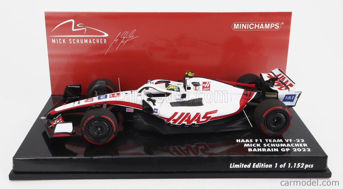 MINICHAMPS Haas F1 Team VF-21 #47 Mick Schumacher Belge Gp 2021 1/43 417211347
