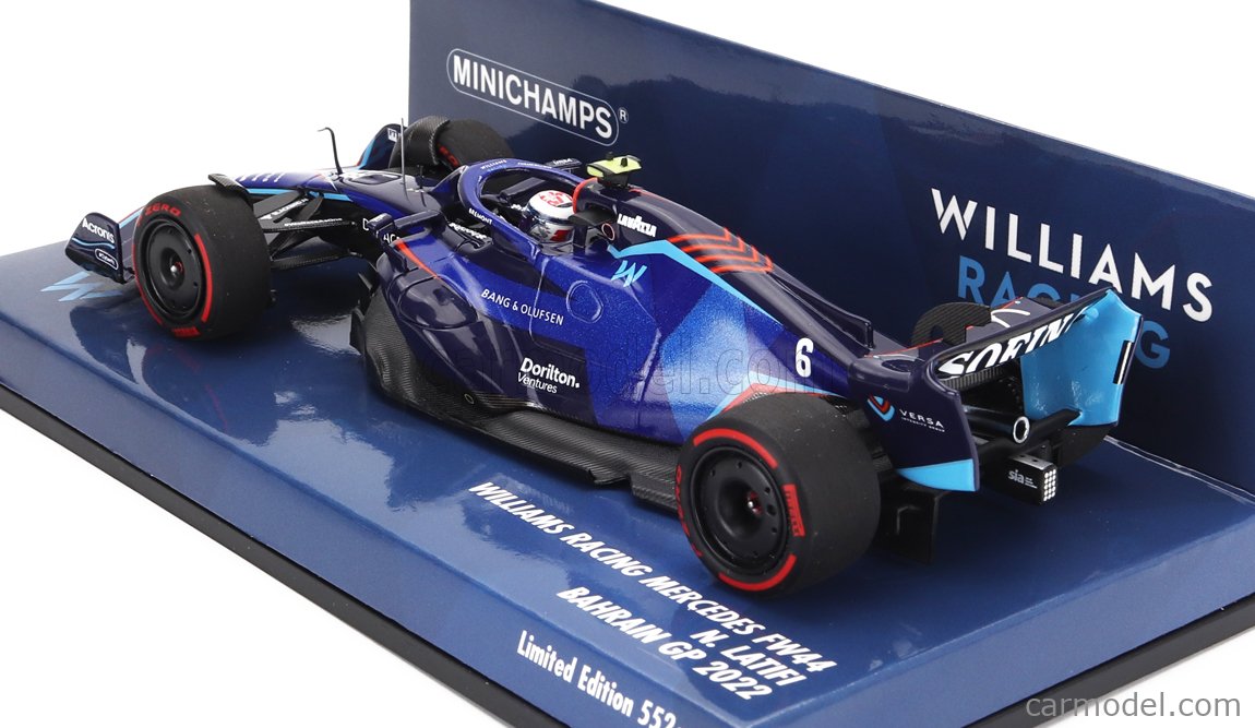 WILLIAMS - F1 FW44 TEAM WILLIAMS RACING N 6 BAHRAIN GP 2022 NICHOLAS LATIFI
