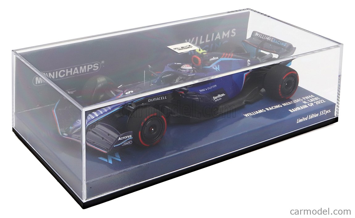 MINICHAMPS 1/18 - WILLIAMS FW44 - GP BAHREIN 2022 (A. ALBON ) 117220123