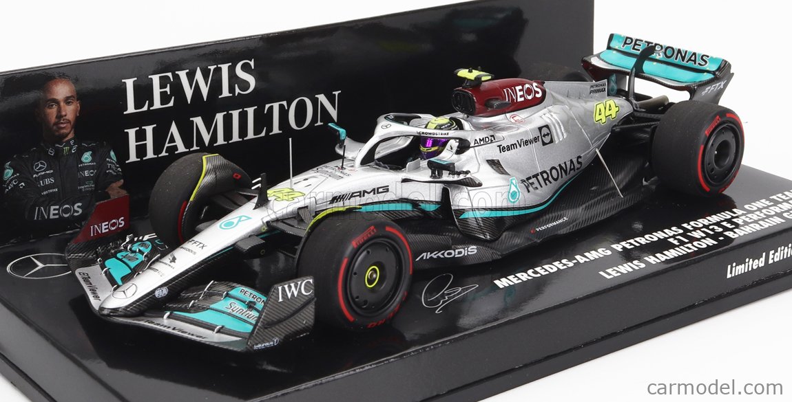 MERCEDES GP - F1 W13E TEAM MERCEDES-AMG PETRONAS F1 N 44 3rd BAHRAIN GP  2022 LEWIS HAMILTON