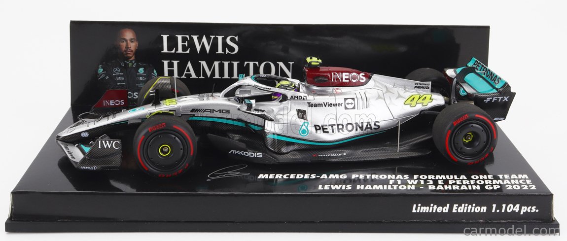 MERCEDES GP - F1 W13E TEAM MERCEDES-AMG PETRONAS F1 N 44 3rd BAHRAIN GP  2022 LEWIS HAMILTON