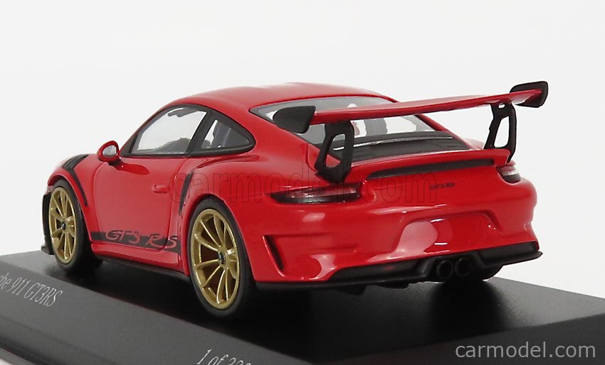 Modèle Réduit Minichamps Porsche 911 GT3  2017  Rouge Chelle 1 43 885275