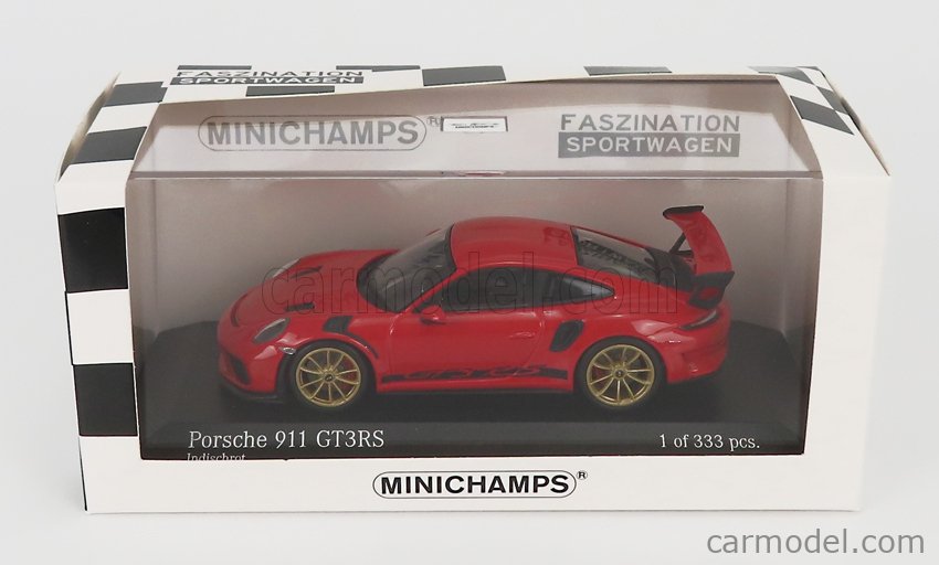 MINICHAMPS 413067069 Scale 1/43 | PORSCHE 911 991-2 GT3 RS COUPE 2018 ...