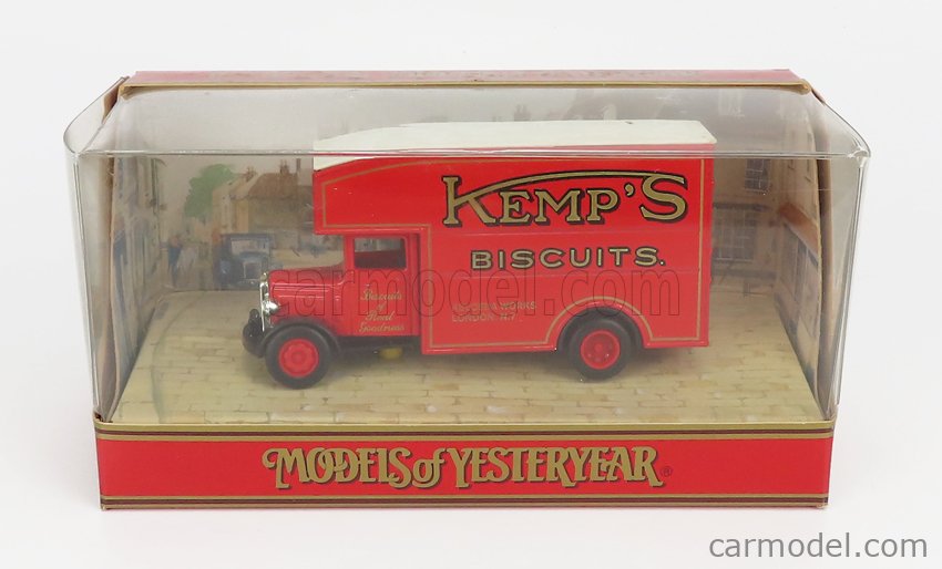 MATCHBOX Y31 Scale 1/59  MORRIS TRUCK COURIER KEMP'S BISCUITS 1931 RED