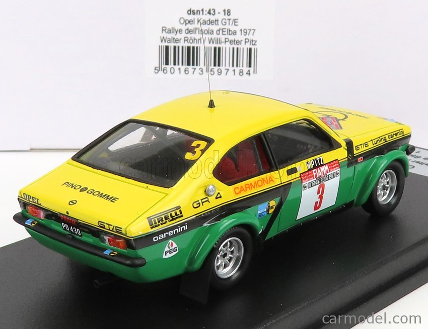 TROFEU Opel Kadett GT/E Monte-Carlo 1977 J-P.NICOLAS 1:43rd