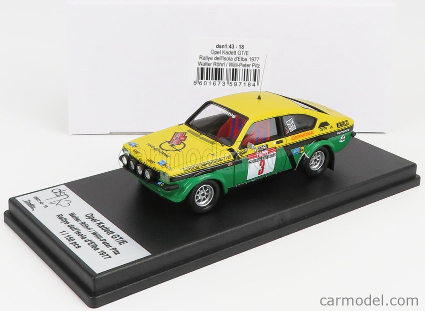 Norev Opel Kadett C GT/E Coupe Orange 1973-1979 1/18 Model Car