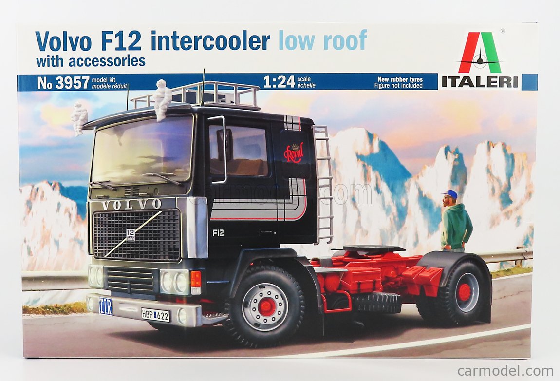 ITALERI IT3957 Scale 1/24 | VOLVO F12 TURBO 6 LOW ROOF TRACTOR TRUCK 2 ...