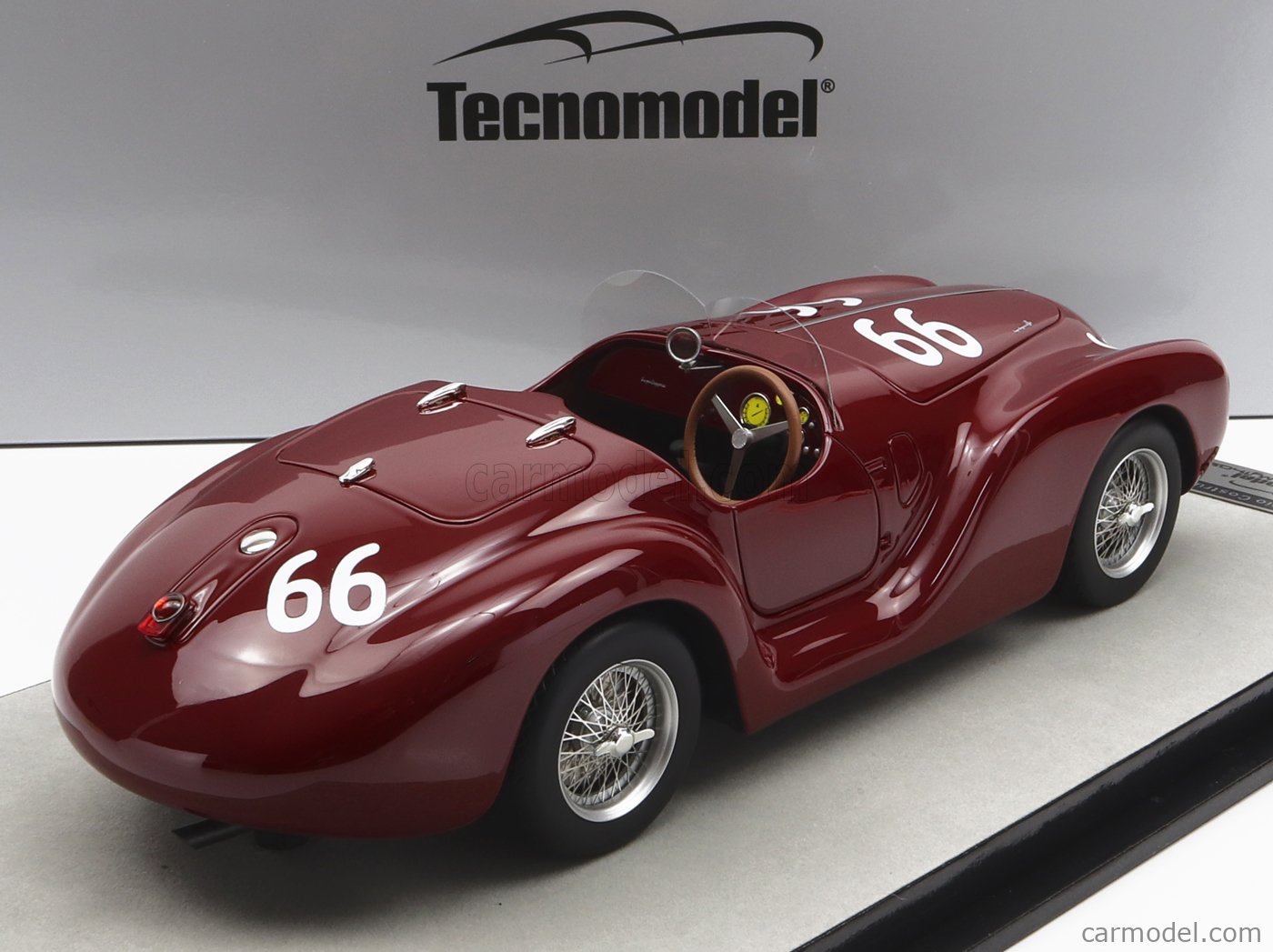 TECNOMODEL TM18-223B Масштаб 1/18 | FERRARI 815 AUTO AVIO COSTRUZIONI  SPIDER N 66 MILLE MIGLIA 1940 A.ASCARI - G.MINOZZI RED