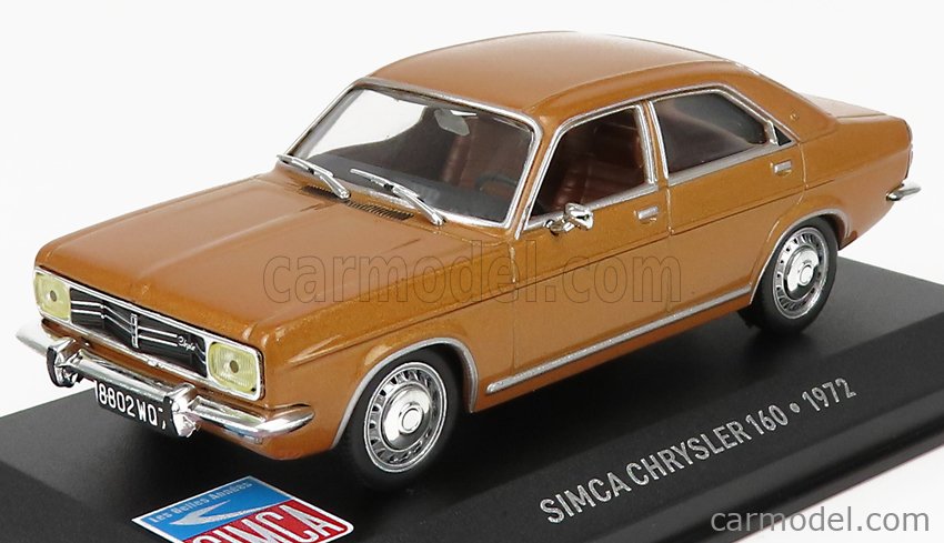 EDICOLA LBAS073 Scale 1/43 | SIMCA CHRYSLER 160 1972 GOLD MET