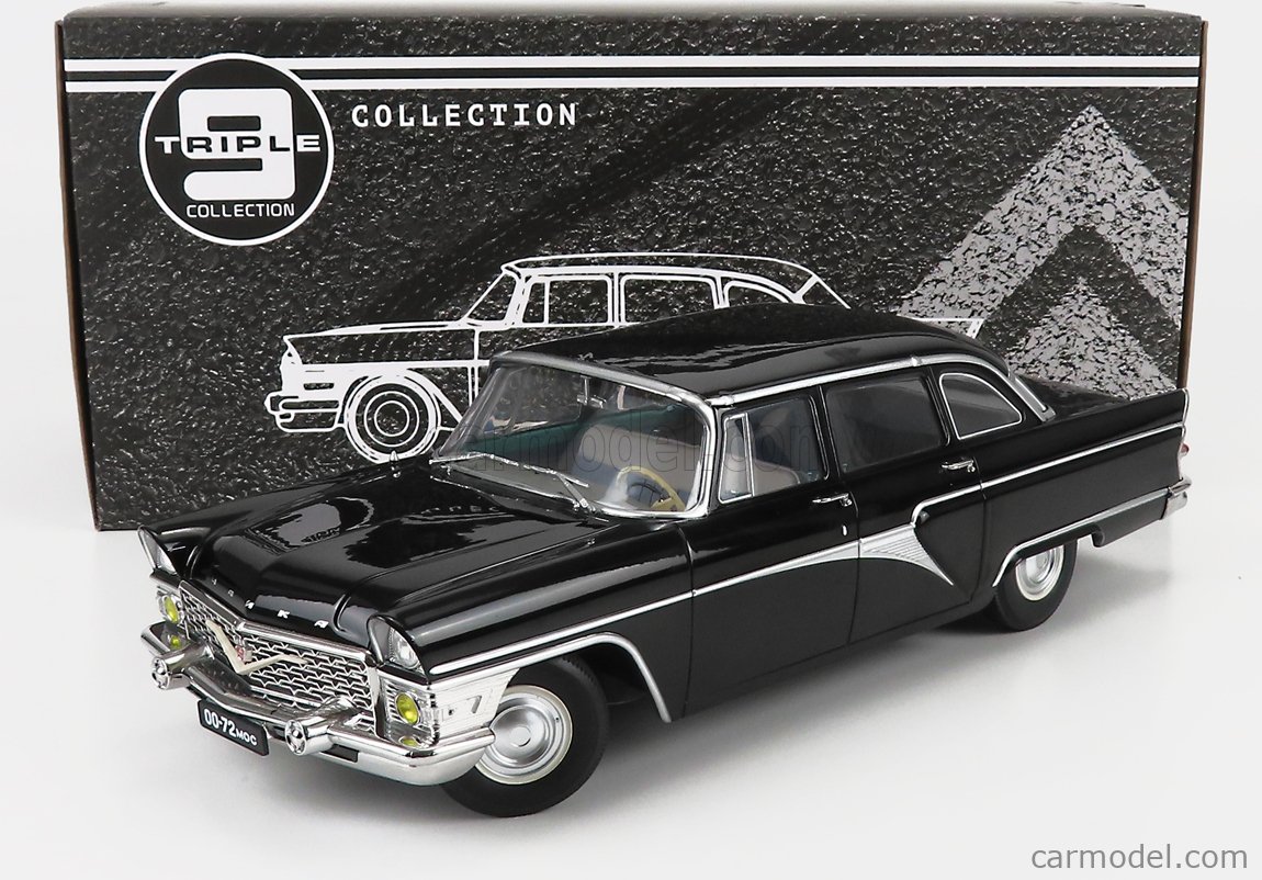 GAZ 13 Chaika 1959 1/18 Triple 9 - Turquoise Et Blanc, Miniature Neuve
