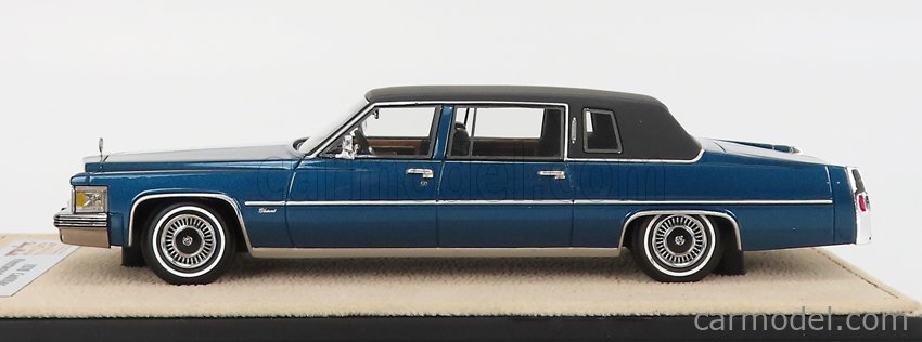 STAMP-MODELS STM78103 Scale 1/43 | CADILLAC FLEETWOOD 75 1978 DARK BLUE MET