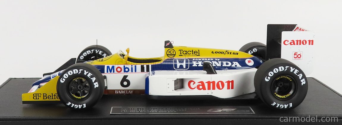 WILLIAMS - F1 FW11B HONDA N 6 WINNER GP MONZA ITALY WORLD CHAMPION 1987  NELSON PIQUET