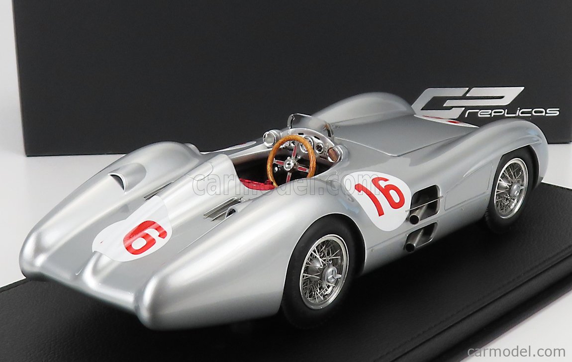 Miniature GP Replicas 1/18 – Mercedes F1 W196R Fangio – British GP 1954 – Écrin Inclus