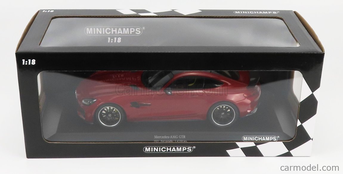 ミニカー MINICHAMPS 1/18 2021 AMG GTR V8 BITURBO MINICHAMPS 1/18 - MERCEDES-BENZ AMG GT-R - 2021 155036028