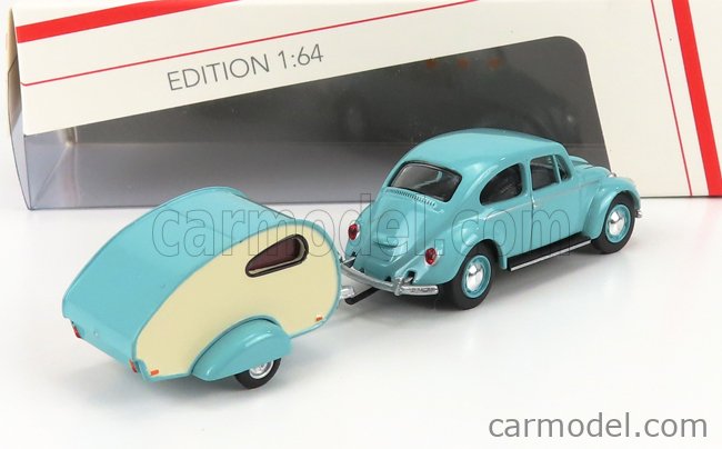 SCHUCO VW KÄFER mit Wohnanhänger Volkswagen Modellauto Modell Auto