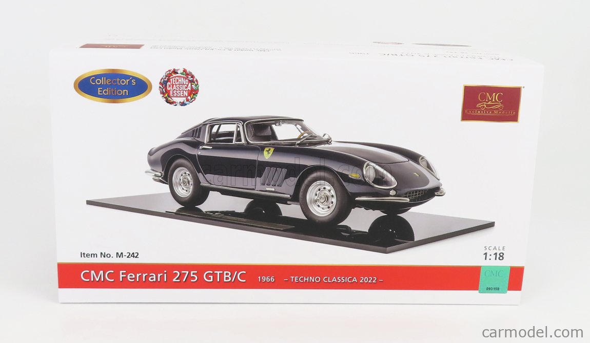 CMC 1:18 Ferrari 275 GTB/C – Classique Gala, édition Limitée, Sous Scellé