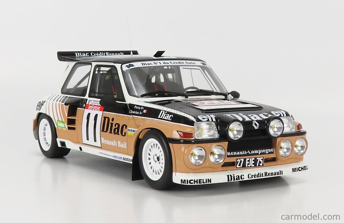 Renault 11 Turbo 1987 Le Tour de Corse #8 F.Chatriot /M.Perin (Diecast
