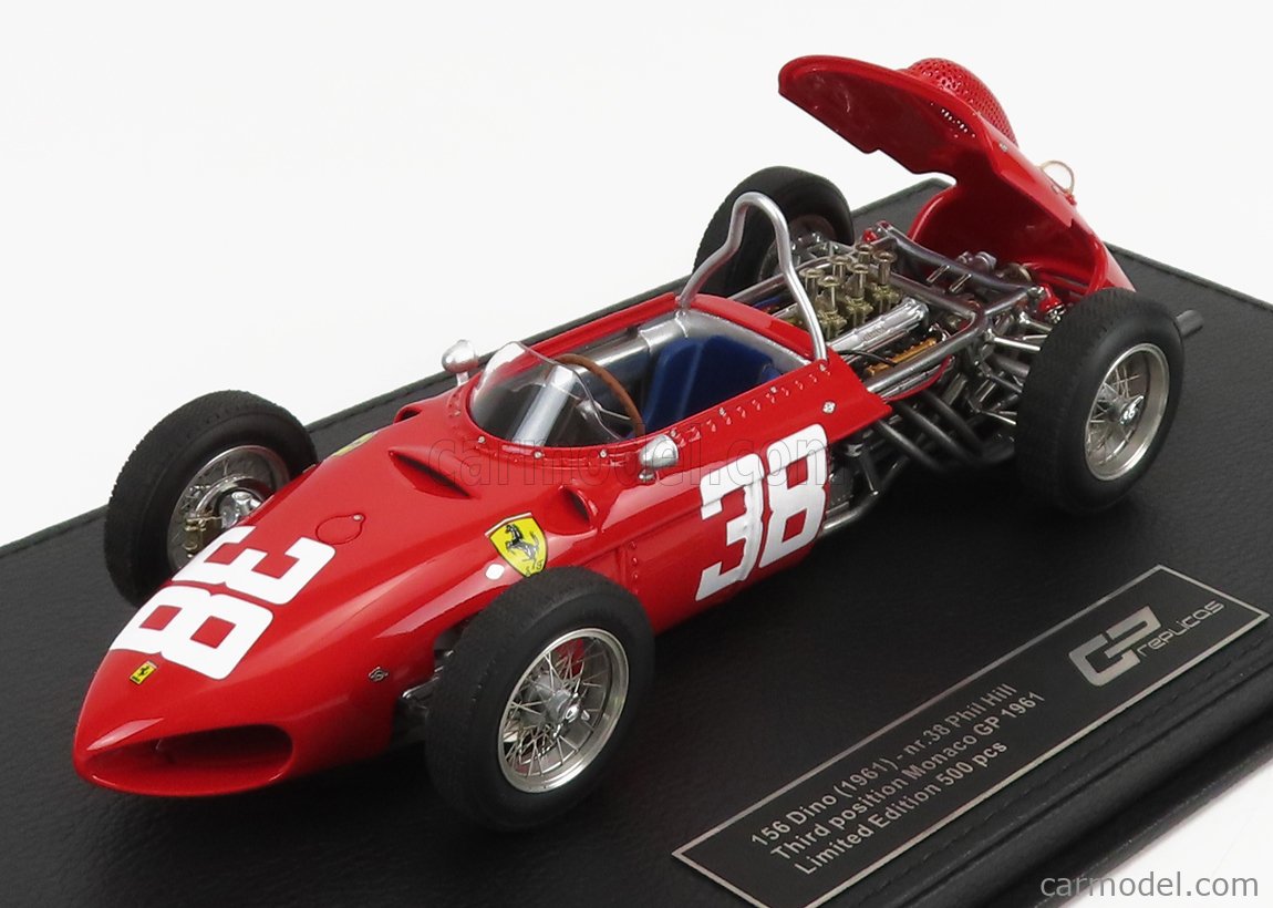 GP-REPLICAS GP087A Scale 1/18 | FERRARI F1 DINO 156 SHARKNOSE N 38 3rd ...