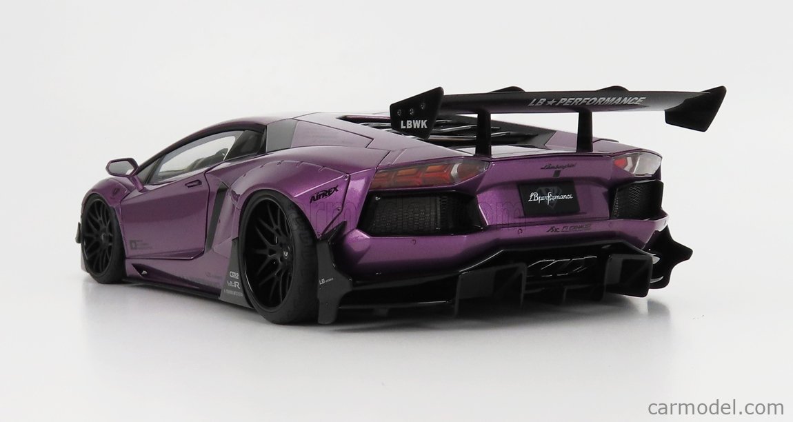 Autoart Lamborghini Aventador Liberty Walk 1/18 - Blanc Métal - AA79241