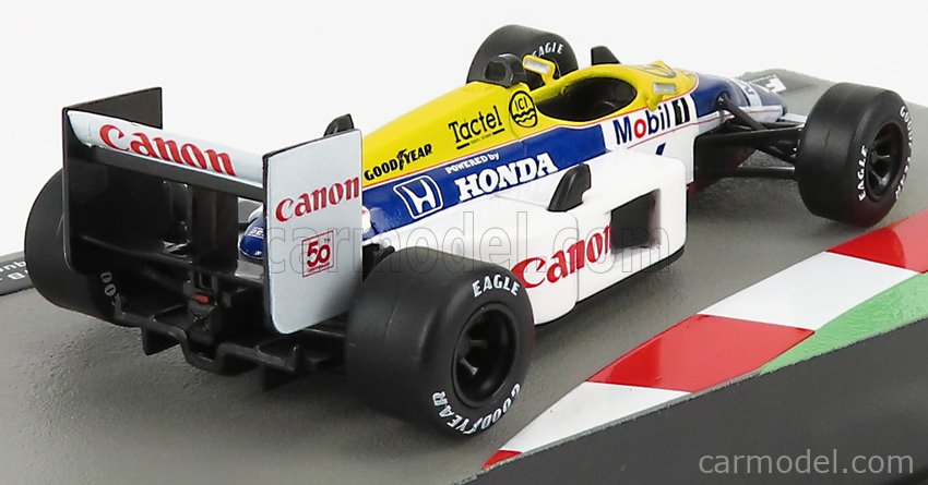 WILLIAMS - F1 HONDA FW11B N 6 WORLD CHAMPION SEASON 1987 NELSON PIQUET