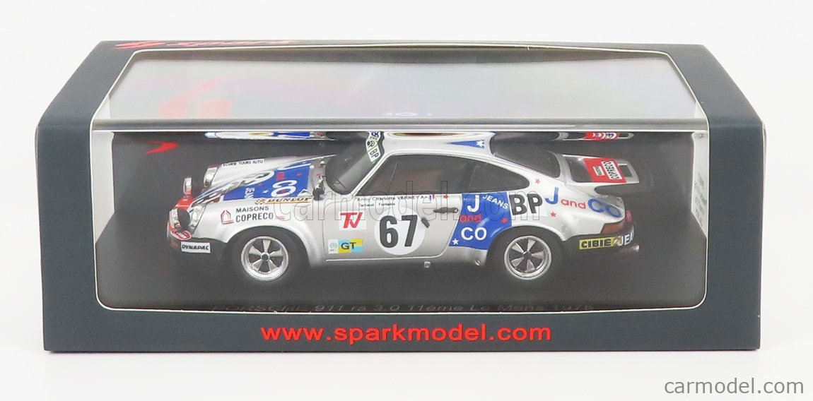 SPARK 1/43 - PORSCHE Carrera RS 3.0 - 24h Le Mans 1975 - Little Bolide