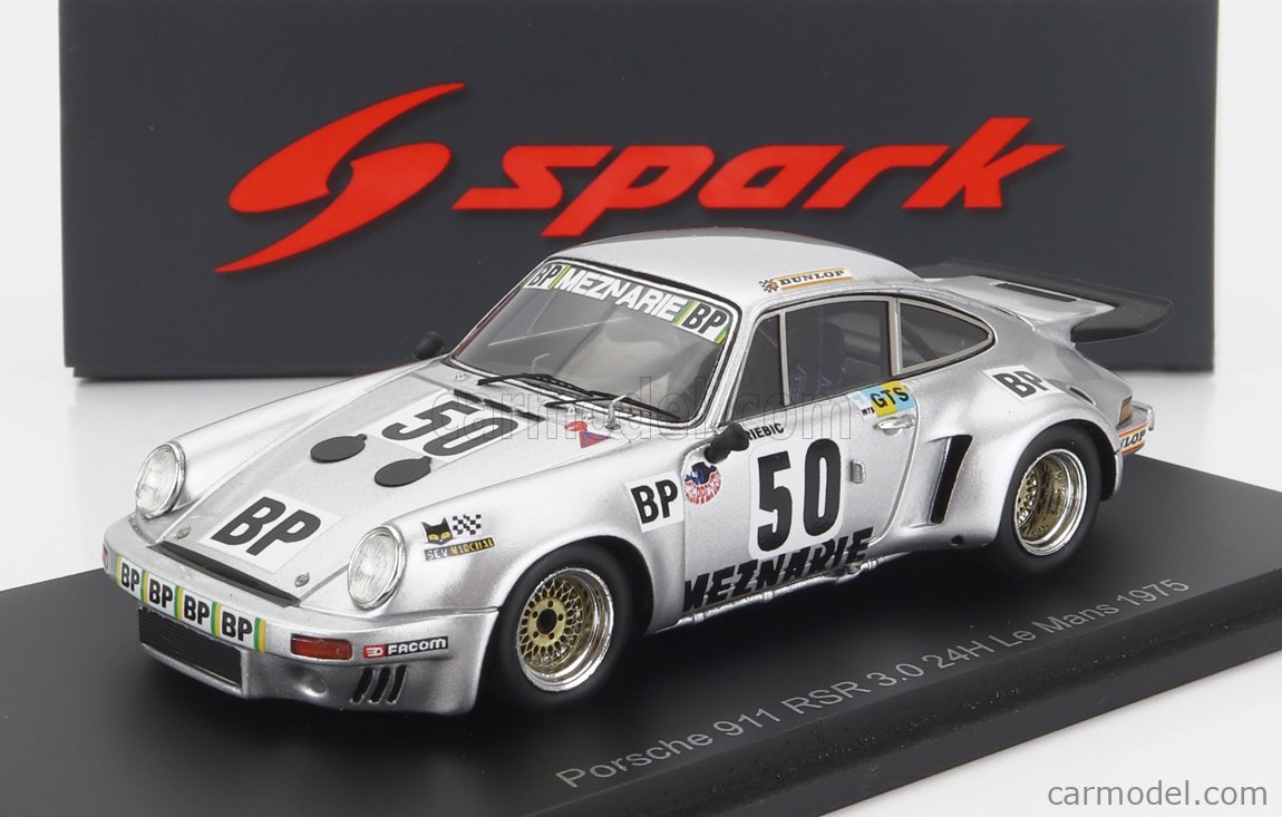 Spark 1/43 Porsche 911 Carrera RSR Louis Meznarie BP Le Mans´75