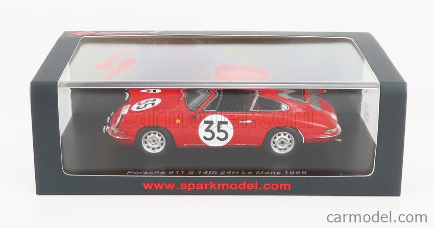 Miniature Spark 1/43 Porsche 904/4 GTS N°32 – Le Mans 1964 – Dewes & Kerguen