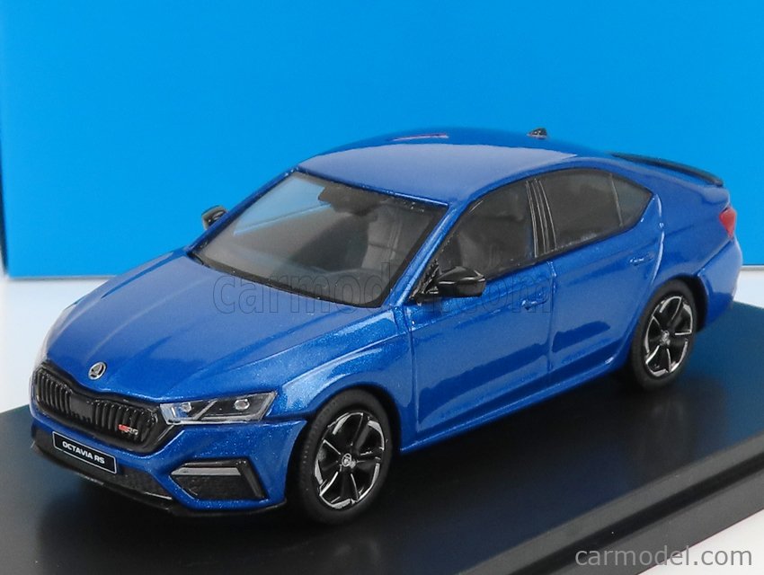 ABREX 143AB-037KD Scale 1/43 | SKODA OCTAVIA IV RS 2020 BLUE MET