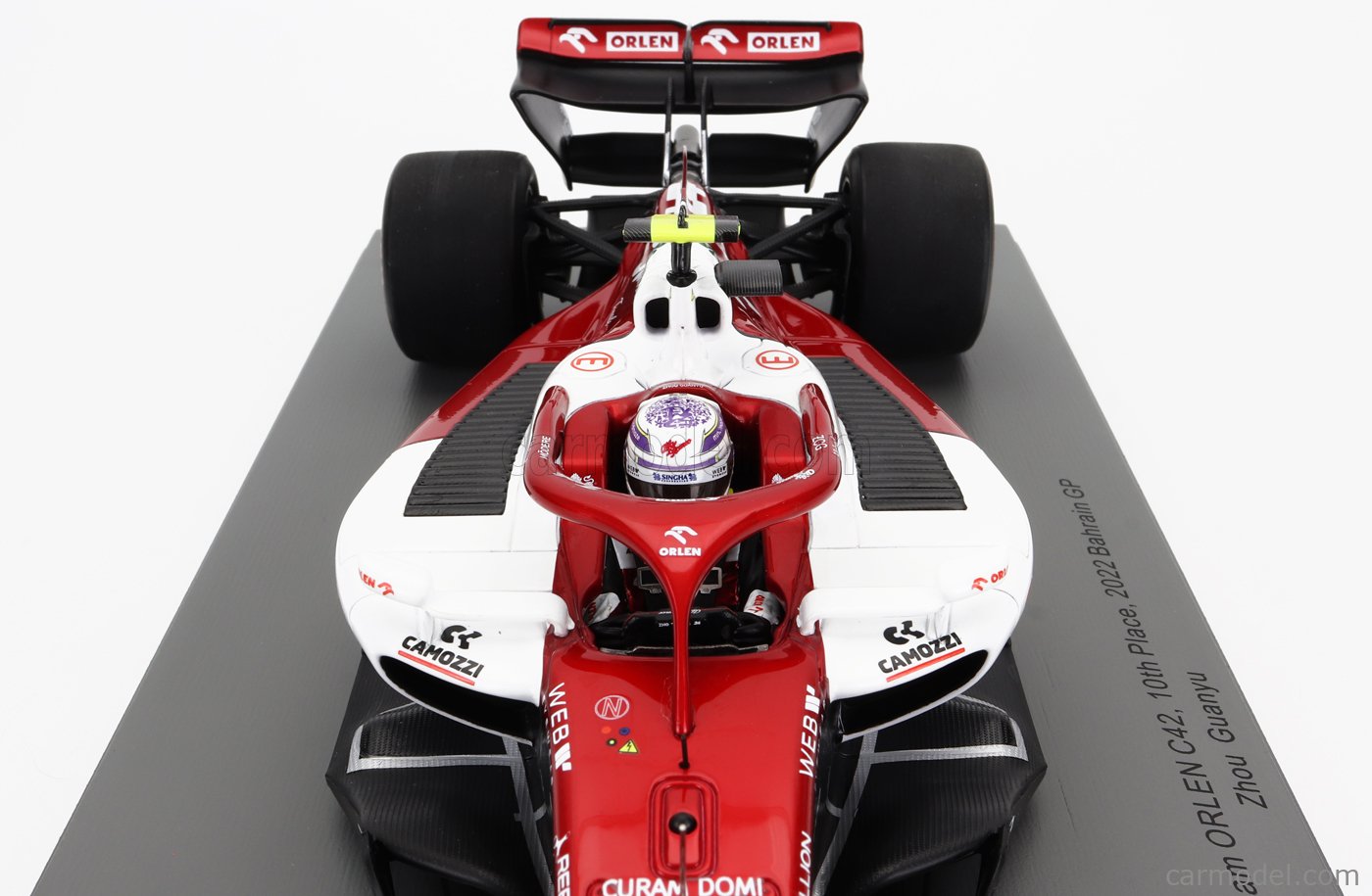 ALFA ROMEO - F1 C42 TEAM ORLEN RACING N 24 BAHRAIN GP 2022 GUANYU ZHOU -  CON VETRINA - WITH SHOWCASE - SPECIAL BOX