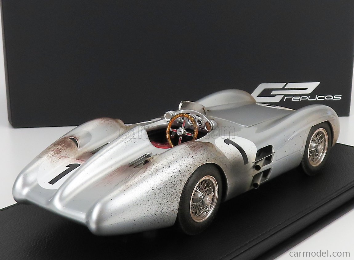 Miniature GP Replicas 1/18 – Mercedes F1 W196R Fangio – British GP 1954 – Écrin Inclus
