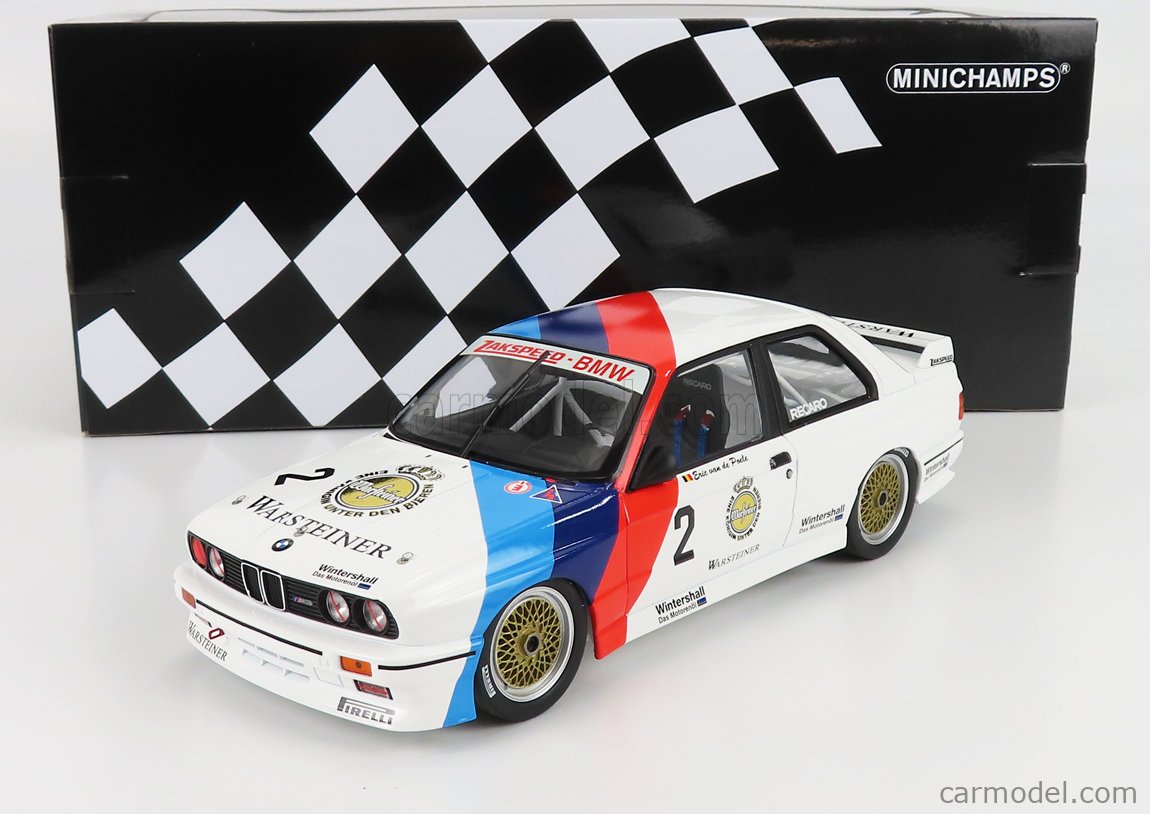 MINICHAMPS 155872002 Scale 1/18 | BMW 3-SERIES M3 (E30) TEAM