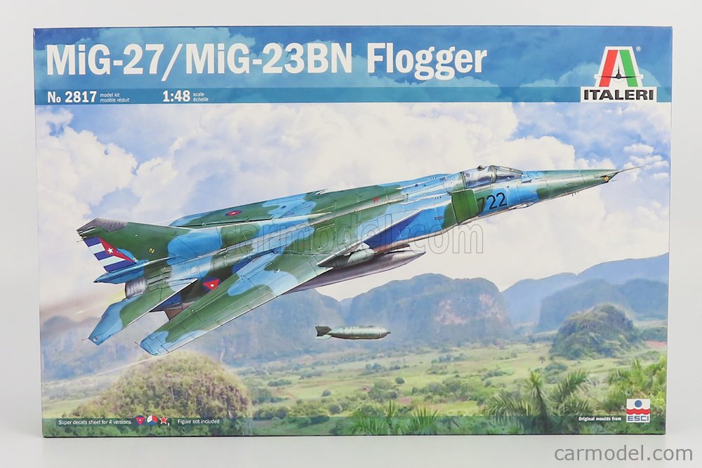 ITALERI IT2817 Scale 1/48 | MIKOYAN-GUREVICH MIG-27 23BN AIRPLANE ...