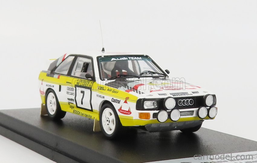 AUDI - QUATTRO SPORT (night version) N 7 RALLY 1000 LAKES 1984 M.MOUTON -  F.PONS