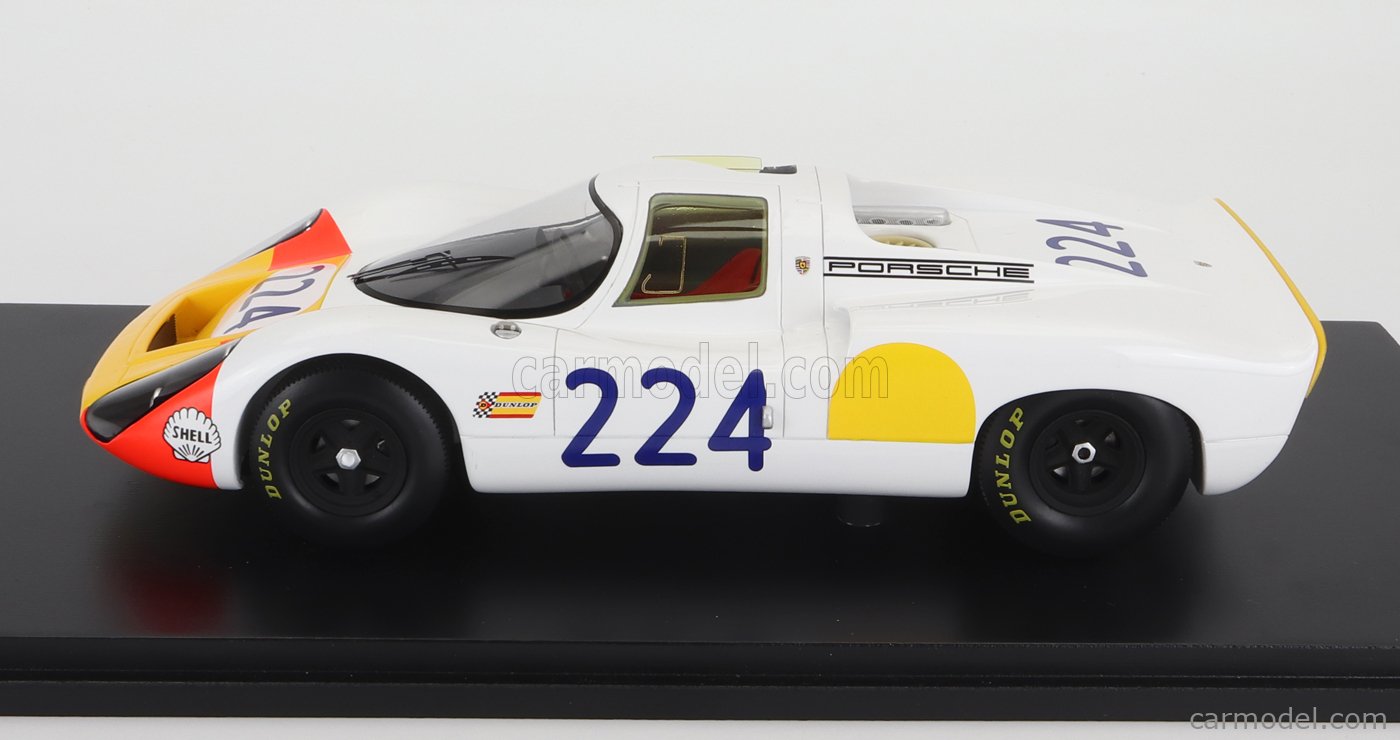 PORSCHE - 907 COUPE N 224 WINNER TARGA FLORIO 1968 V.ELFORD - U.MAGLIOLI -  CON VETRINA - WITH SHOWCASE - SPECIAL BOX