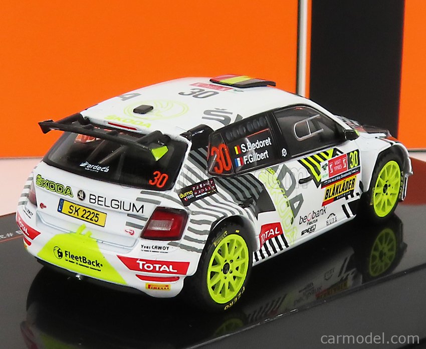 Décalcomanies 1/32 Skoda Fabia Bedoret - Rallye D'Ypres Belgique 2021 - Réf. 2357